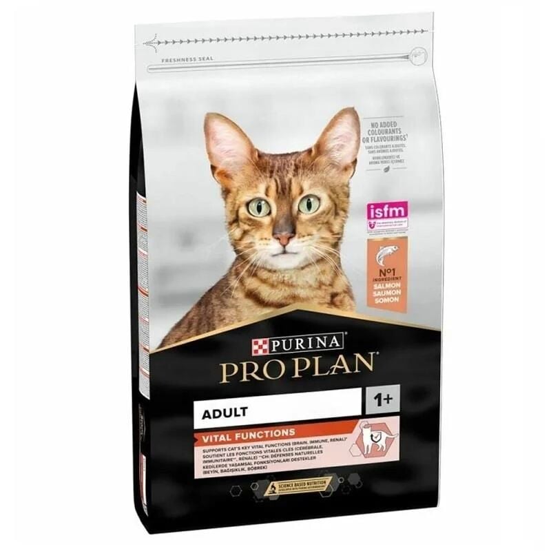 Proplan Kedi Adult (Yetişkin) Vıtal Functıons Somon Eti (Salmon) 3 Kg