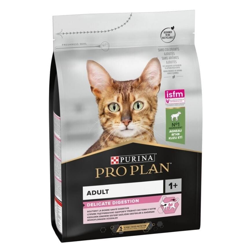 Proplan Kedi Adult (Yetişkin) Delıcate Dıgestıon (Hassas Sindirim) Kuzu Eti (Lamb) 3 Kg