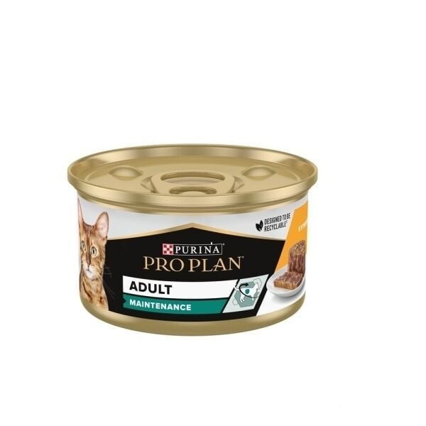 Proplan Adult (Yetişkin) Maıntenance Tavuklu (Chıcken) Kedi Konservesi 85 Gr
