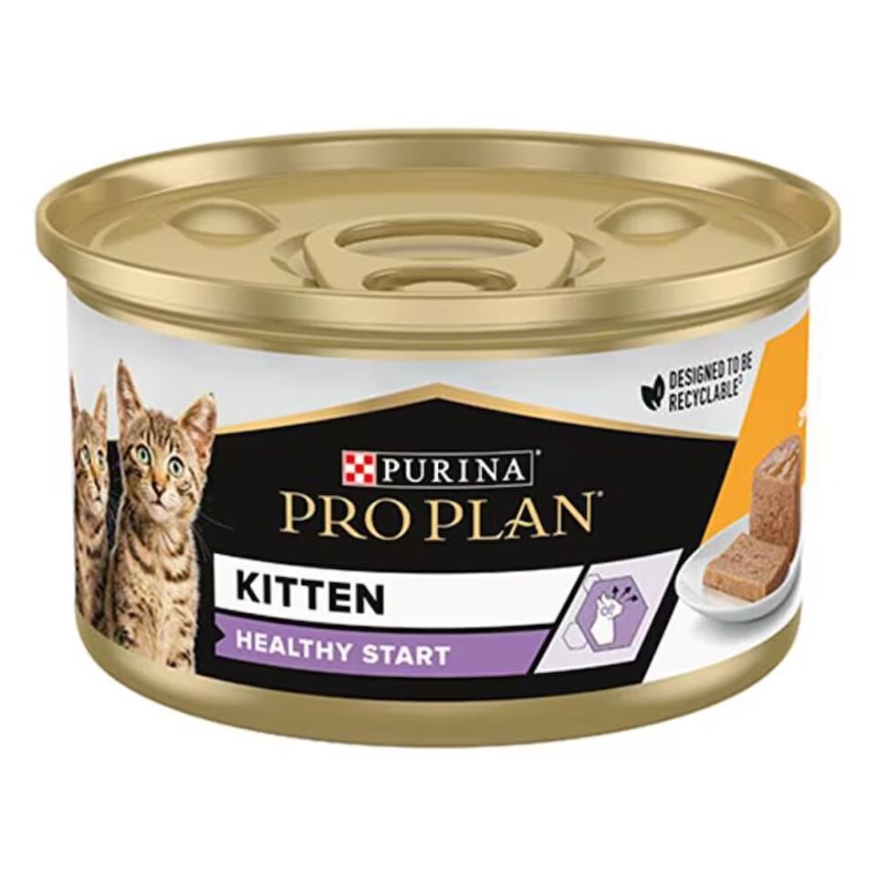 Proplan Kıtten (Yavru) Healthy Start Tavuklu Kedi Konservesi 85 Gr