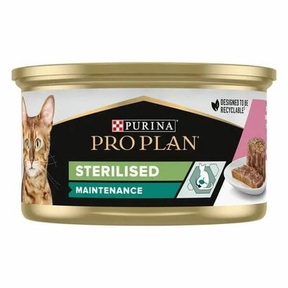 Proplan Sterılısed (Kısırlaştırılmış) Maıntenance Somon (Salmon) & Ton Balıklı (Tuna) Kedi Konservesi 85 Gr