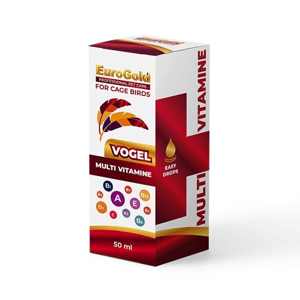 451-8001 Eurogold Vogel Multı Vıtamıne Kuşlar İçin Multivitamin Damla 50 Ml ( 6 Adet )