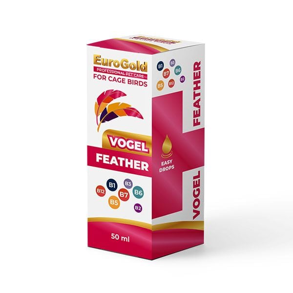 451-8003 8681144150176 Eurogold Vogel Feather Kuşlar İçin Tüy Bakım Destekleyici Damla 50 Ml ( 6 Adet )