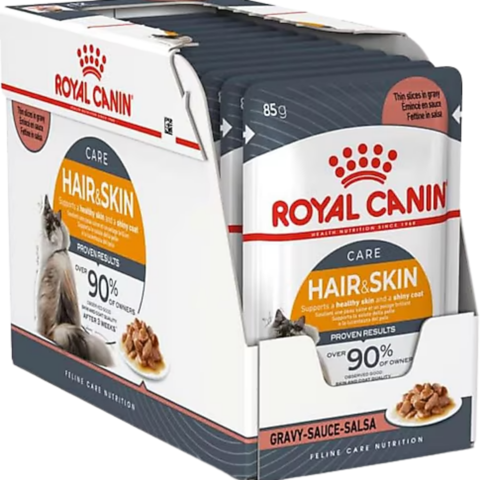 Royal Canın Haır&Skın Jelly Kedi Yaş Maması 85 g (12'li Paket )