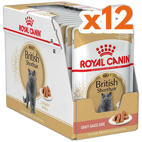Royal Canın Brıtısh Shorthaır Adult Kedi Yaş Maması 85 g (12'li Paket )