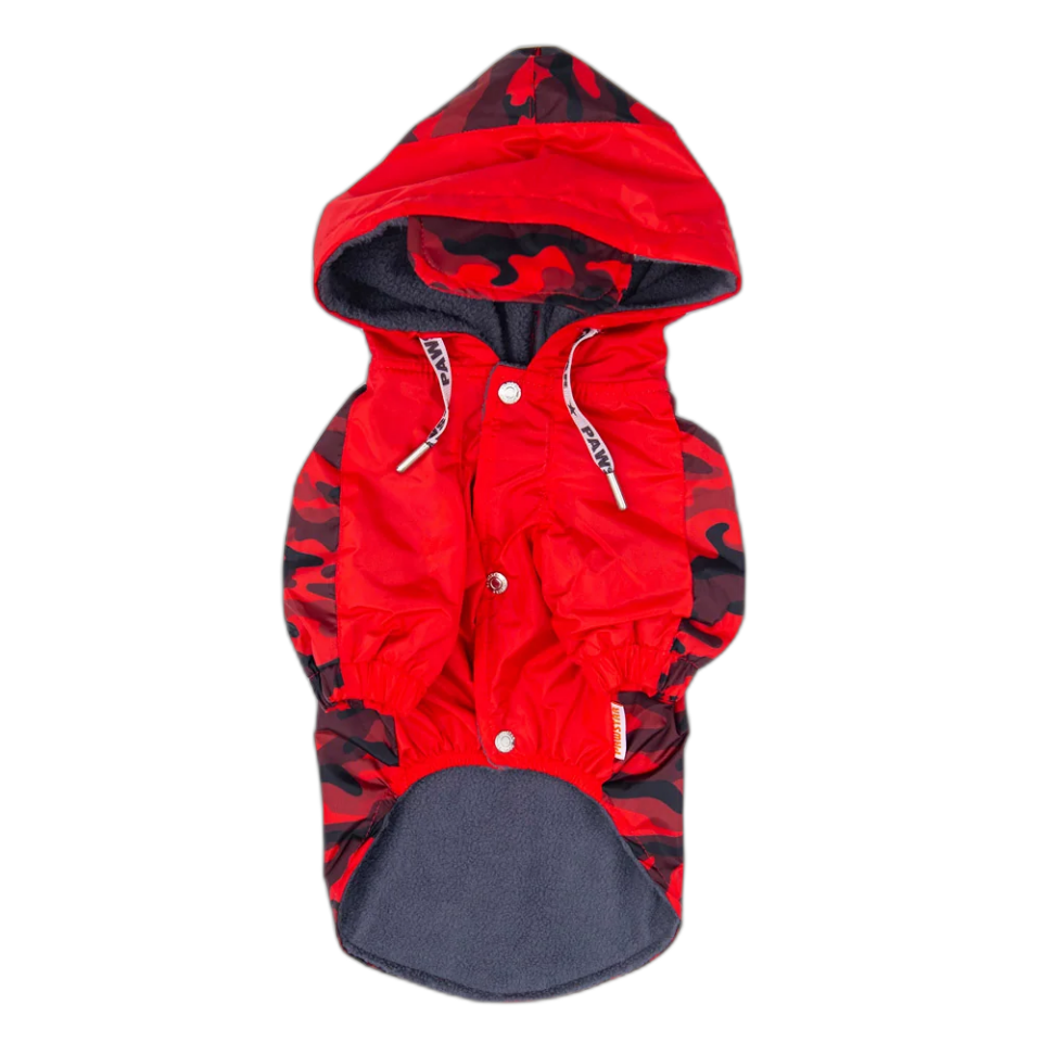 Pawstar Kırmızı Dıjon Yağmurluk Kıyafet 5'Li Set (M-L-L-XL-2XL)