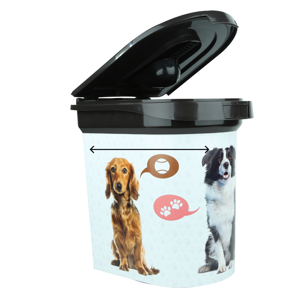 Irak Plastik Mama Kovası 33 Lt 5'Li Tekerlekli Fitilli Kapat (PT280)