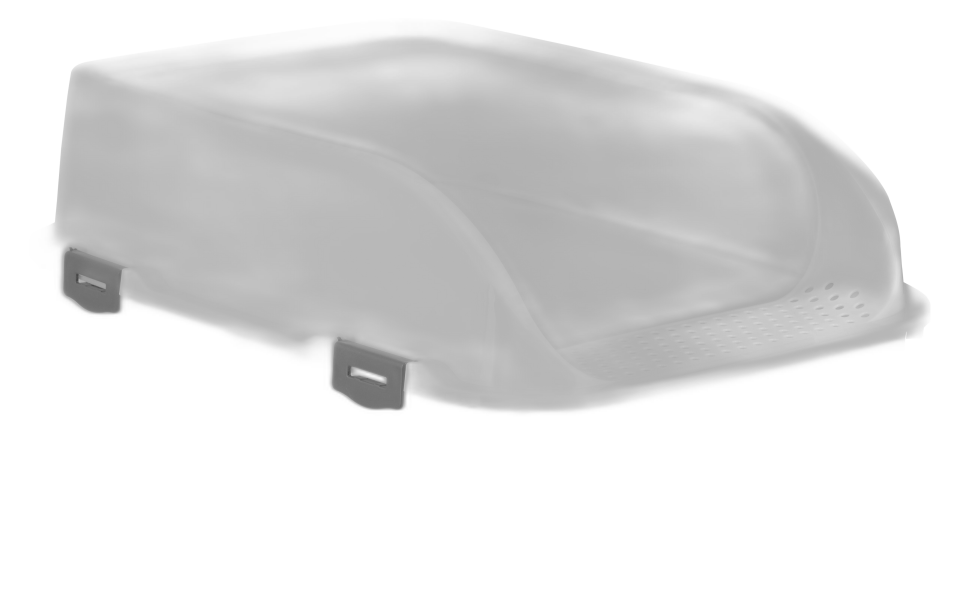 Irak Plastik Midi Süzgeçli Yarı Açık Kedi Tuvaleti Beyaz Renkli (PT380)