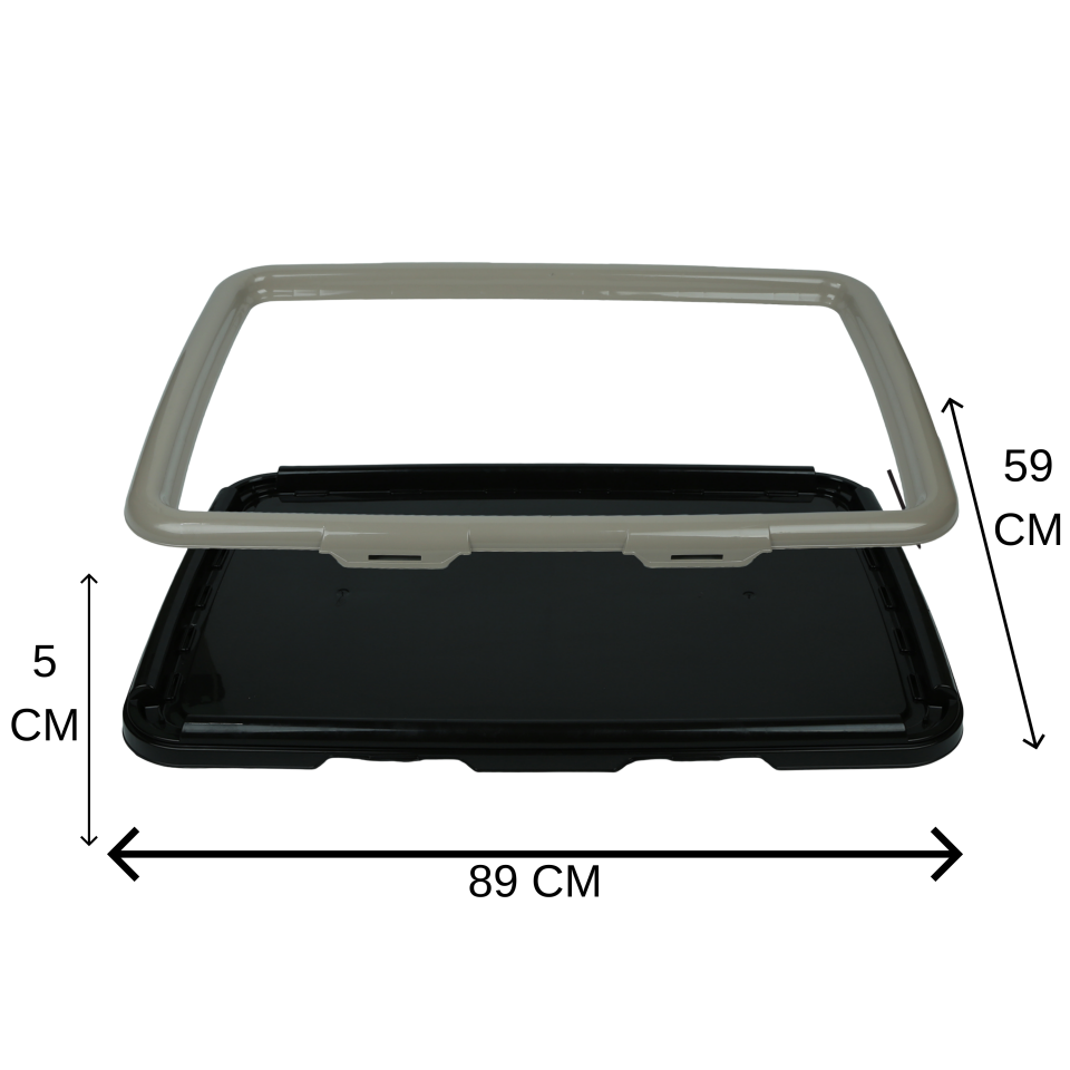 Irak Plastik Köpek Tuvaleti Maxi Bej Renkli (Ped İle Kullanımlı ) PT375