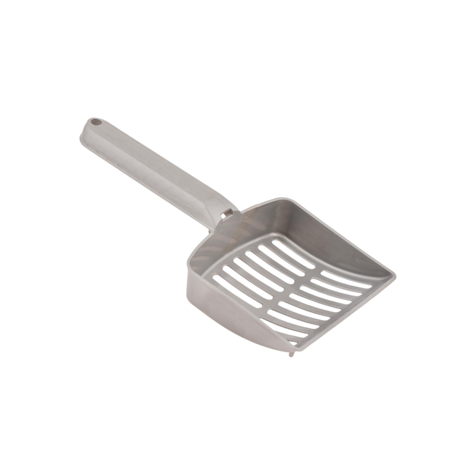 Irak Plastik Kedi Kumu Küreği Kahverengi Renkli Kolide 40 Adet (PT355)