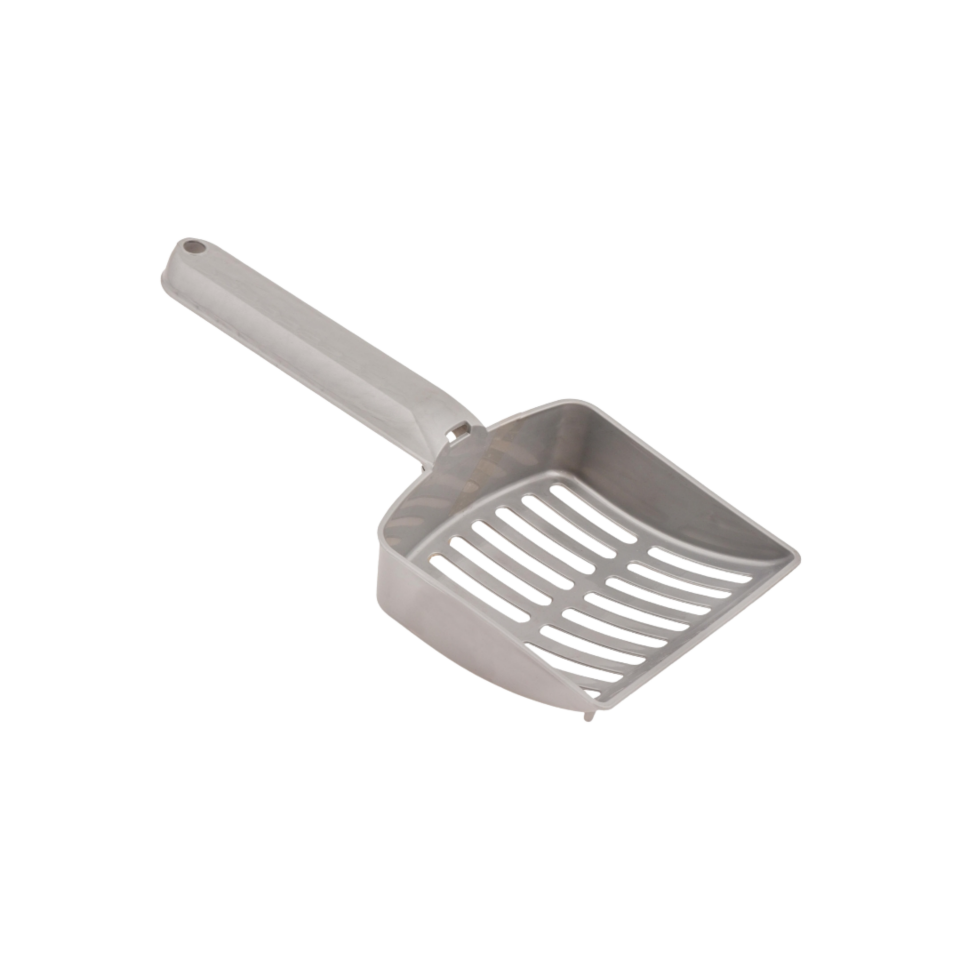 Irak Plastik Kedi Kumu Küreği Kahverengi Renkli Kolide 40 Adet (PT355)