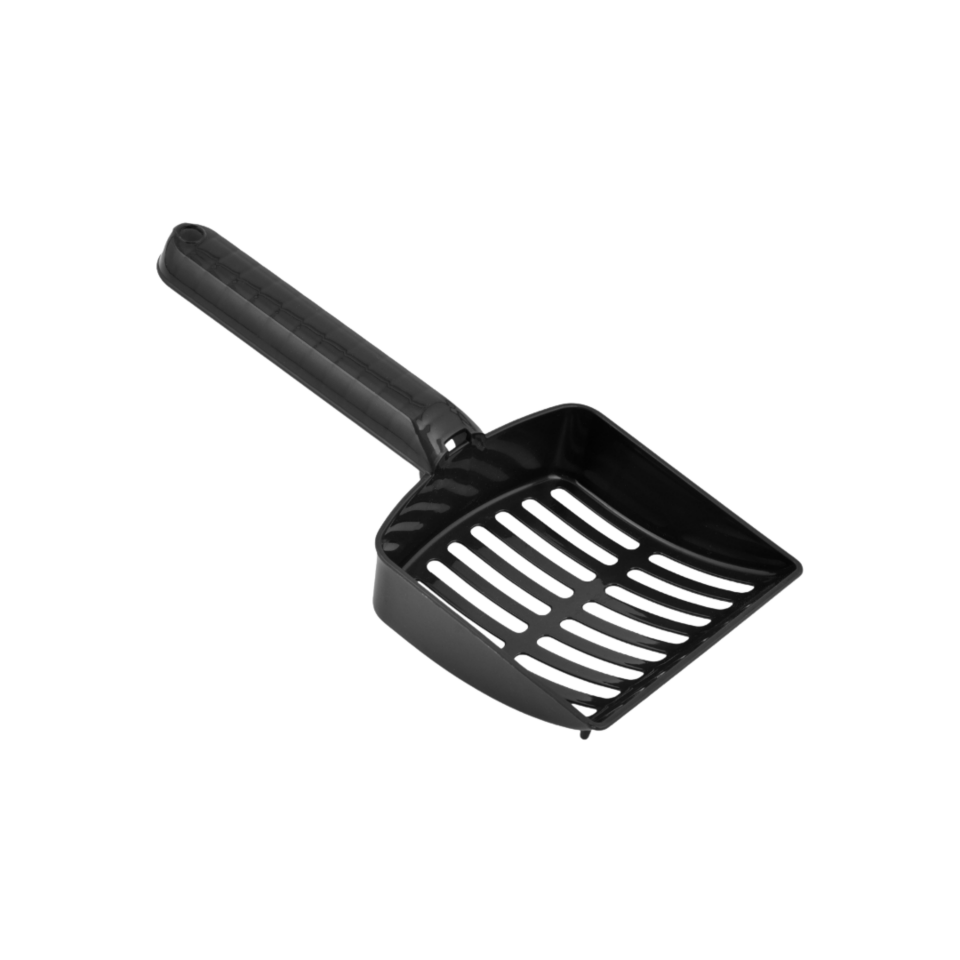 Irak Plastik Kedi Kumu Küreği Siyah Renkli Kolide 40 Adet (PT355)