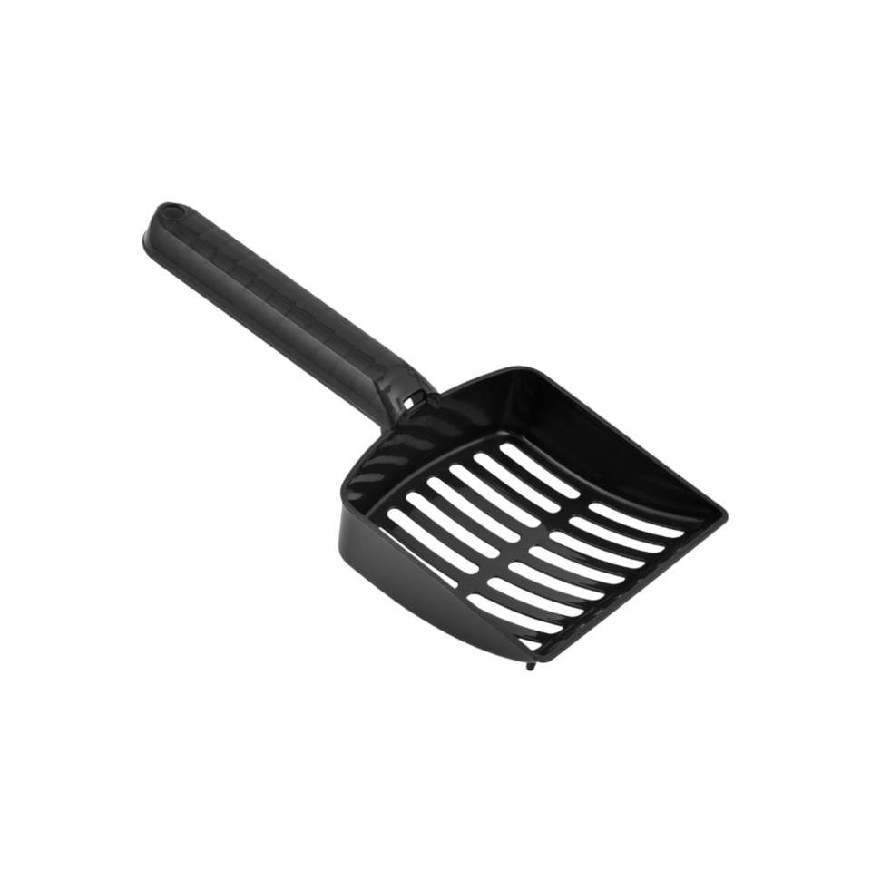 Irak Plastik Kedi Kumu Küreği Siyah Renkli Kolide 40 Adet (PT355)