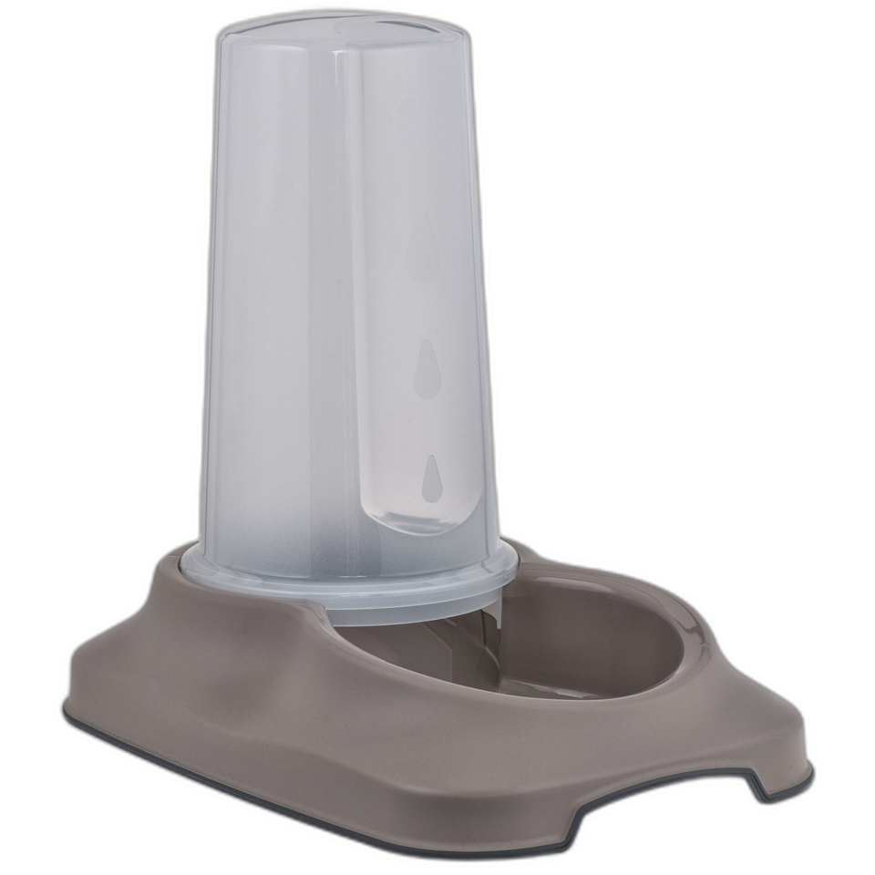 Irak Plastik Hazneli Mama / Su Kabı 3.5 Lt Bej Kolide 10 Adet (PT205)