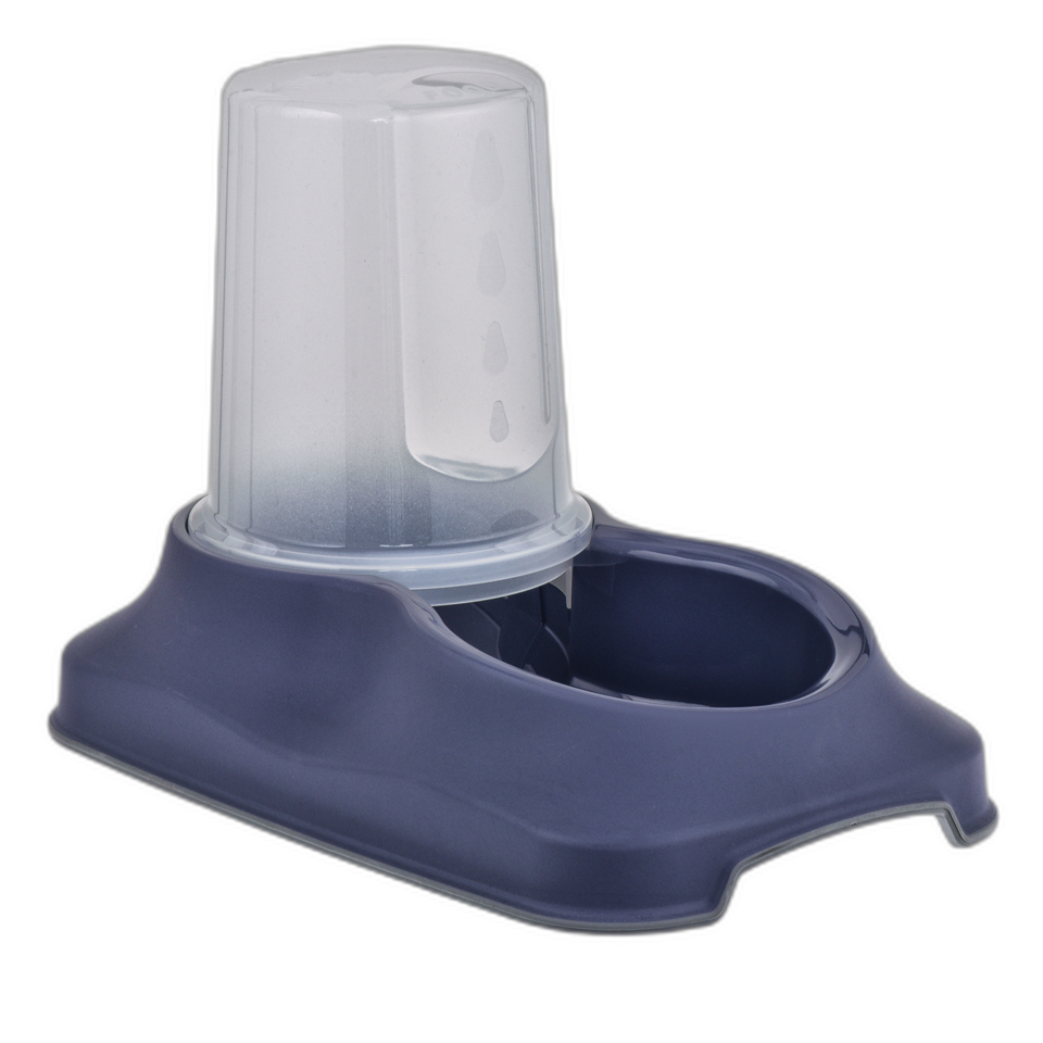 Irak Plastik Hazneli Mama / Su Kabı 1.5 Lt Mavi Kolide 10 Adet (PT200)