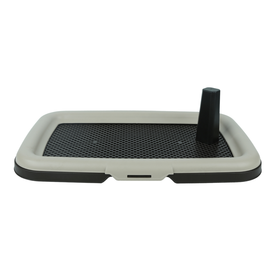 Irak Plastik Akıllı Köpek Tuvaleti (Elekli) Siyah / Beyaz Kolide 10'Lu (PT310)