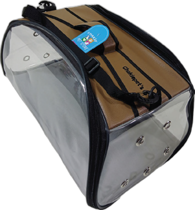 Chakie Şeffaf D Kol Taşıma Çantası Kahverengi ( ST000222)