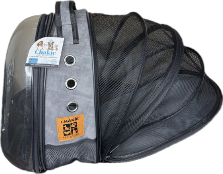 Chakie Lüks Deri Sırt Çantası Gri  (ST004003)