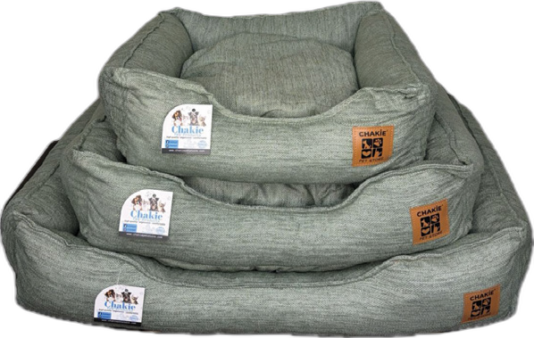 Chakie İç Mekan Keten Kumaş Kedi&Köpek Yatağı 3'Lü Set Gri (ST000316)