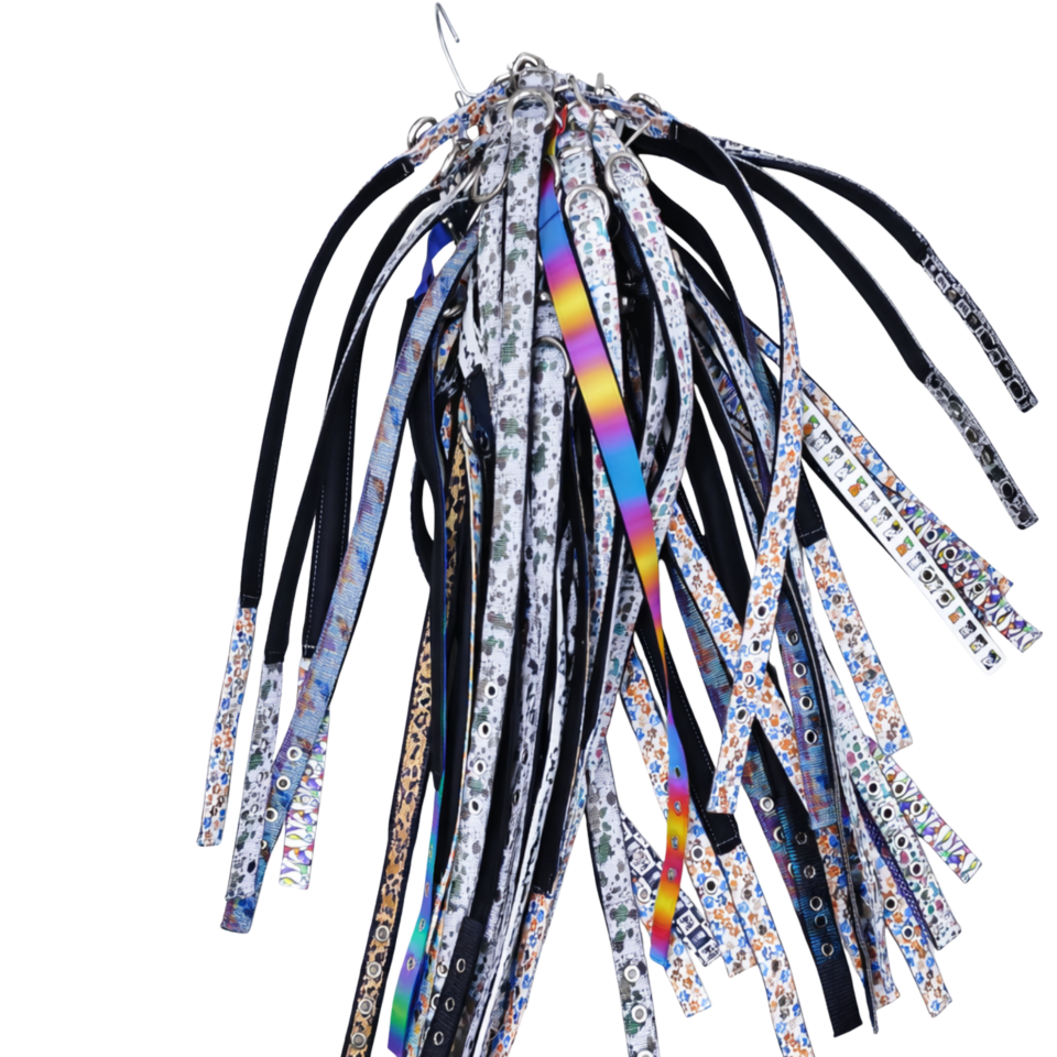 Bordo Pet ZT 2 Cm Karışık Desenli Köpek Boyun Tasması