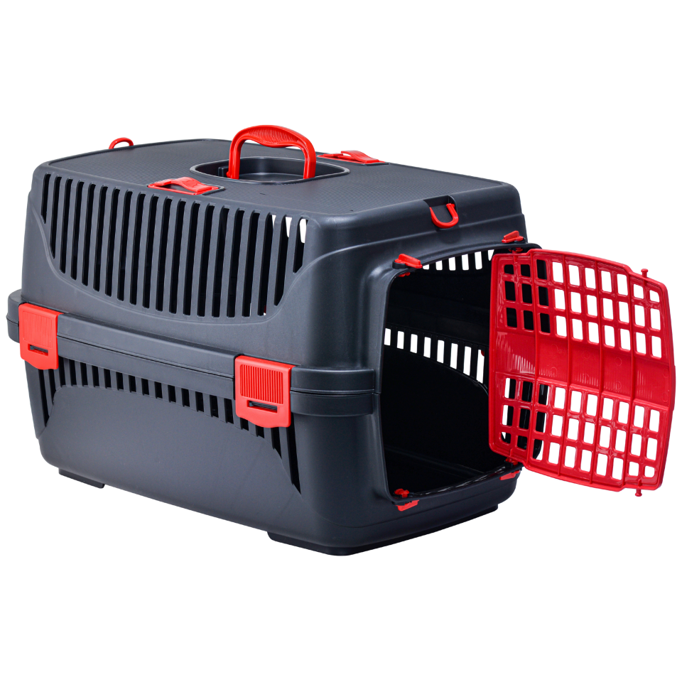 Irak Plastik Pet Taşıma Çanta No:2 Orta Boy - SSR - Kırmızı (PT105)