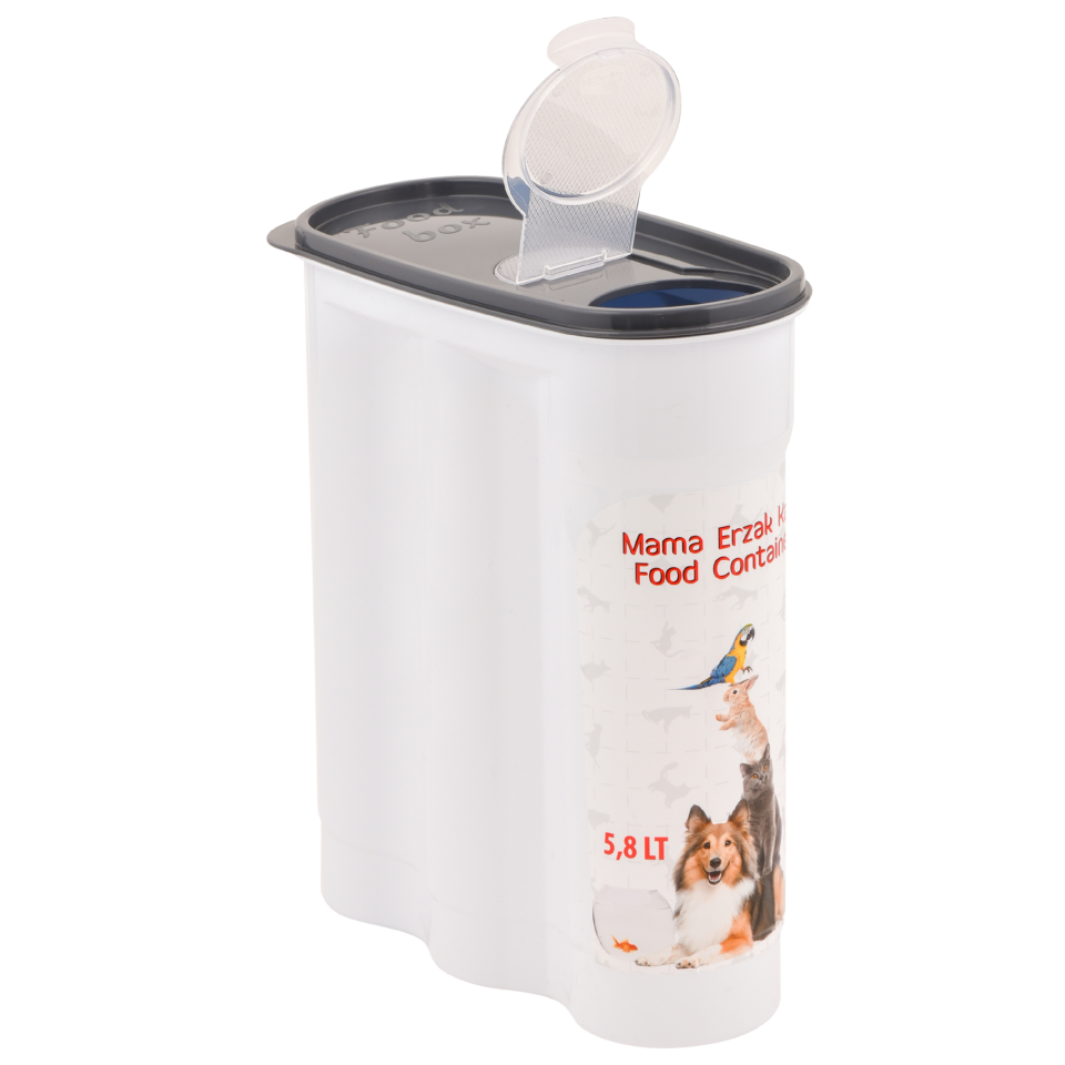 Irak Plastik Mama Saklama Kabı 5.8 Lt (Kolide 24 Adet )