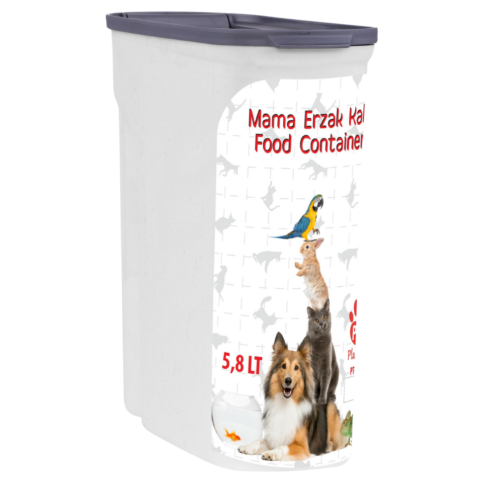 Irak Plastik Mama Saklama Kabı 5.8 Lt (Kolide 24 Adet )