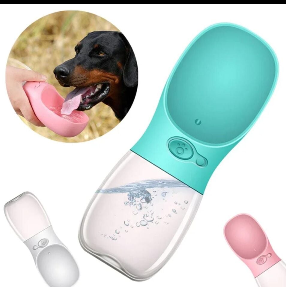 Evcil Hayvan 350 Ml Taşınabilir Kitlenebilir Su Şişesi ( Karma Renk)