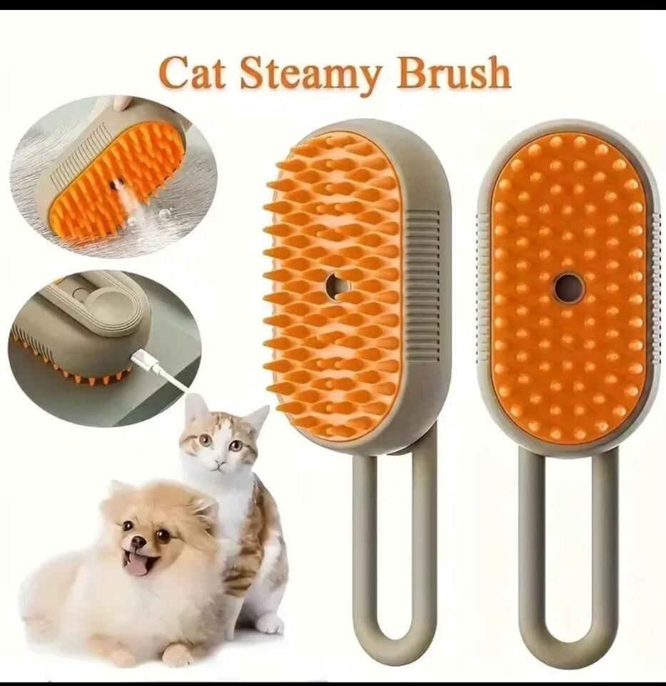 Evcil Hayvan Katlanabilir Buharlı Tarak