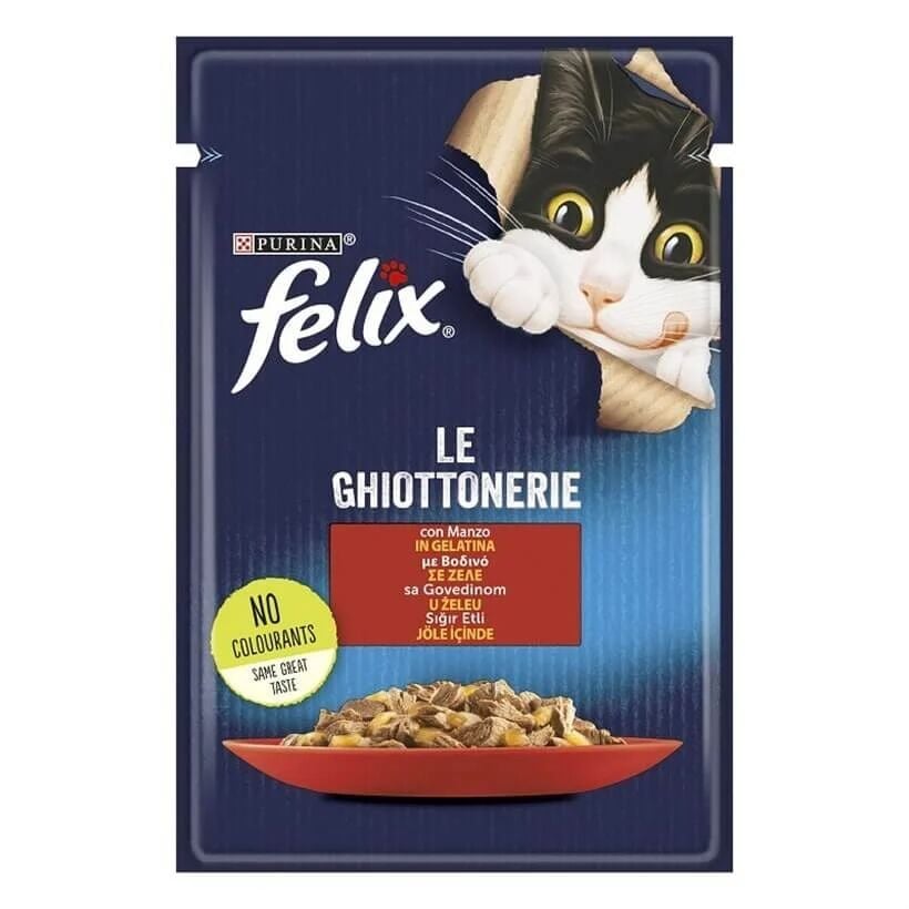 FELIX Agail Sığır Etli Jöle İçinde Pouch 85 GR (26’lı Paket)
