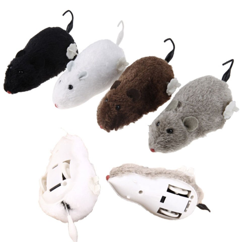 Kurmalı Fare Kedi Oyuncağı ( Karma Renk)