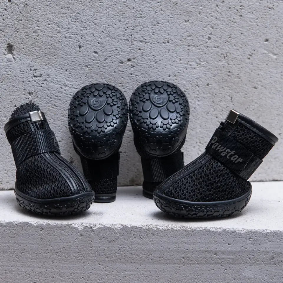 Pawstar Pds12 Siyah Aırmesh Köpek Ayakkabısı - Pds12-5