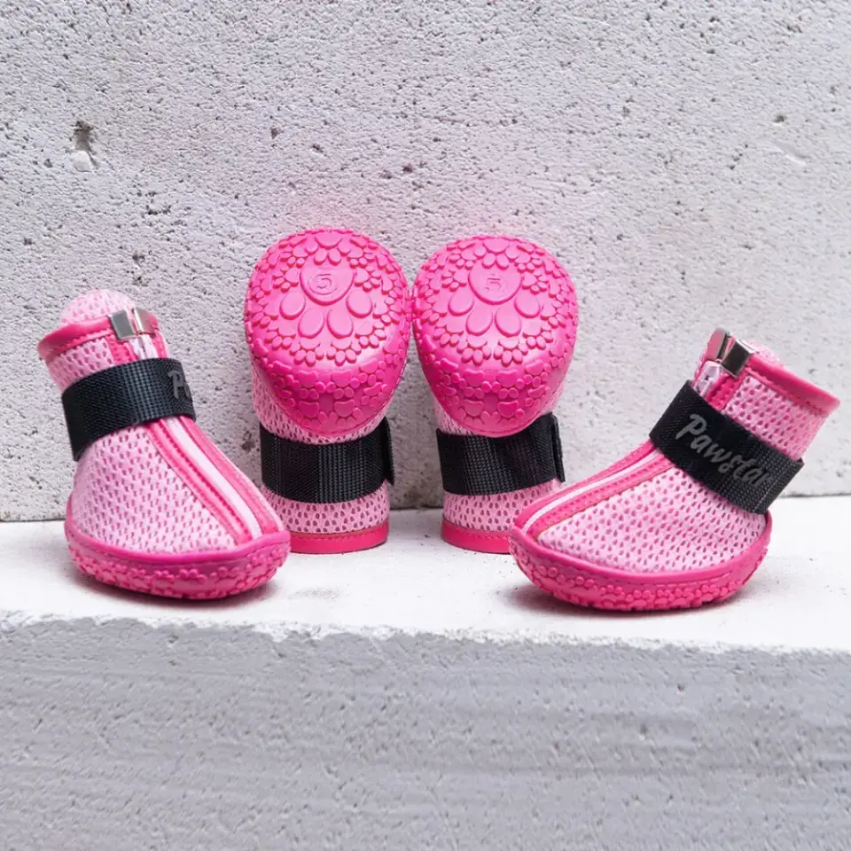 Pawstar Pds16 Pembe Aırmesh Köpek Ayakkabısı - Pds16-6
