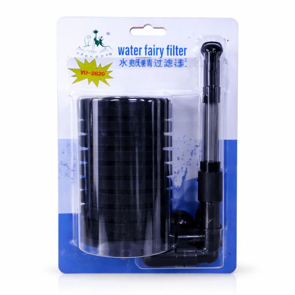 MACRO AQUARIUM Pipo Üretim Sünger Filtre Seti Hava Motoru Uyumlu YU-2820 Büyük