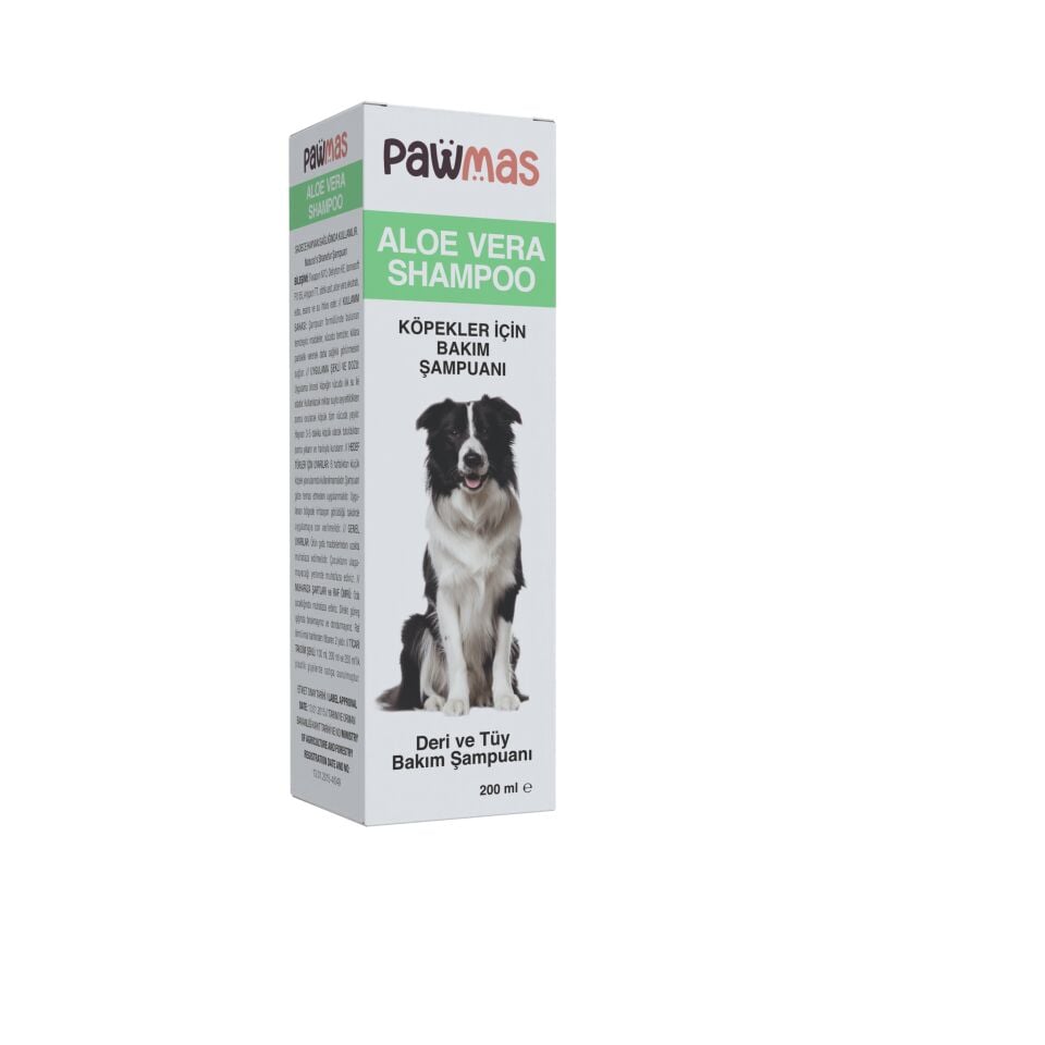 Pawmas Derma Shampoo Skın&Coat Care Aloe Vera Köpek Deri Ve Tüy Bakım Şampuanı 200 Ml