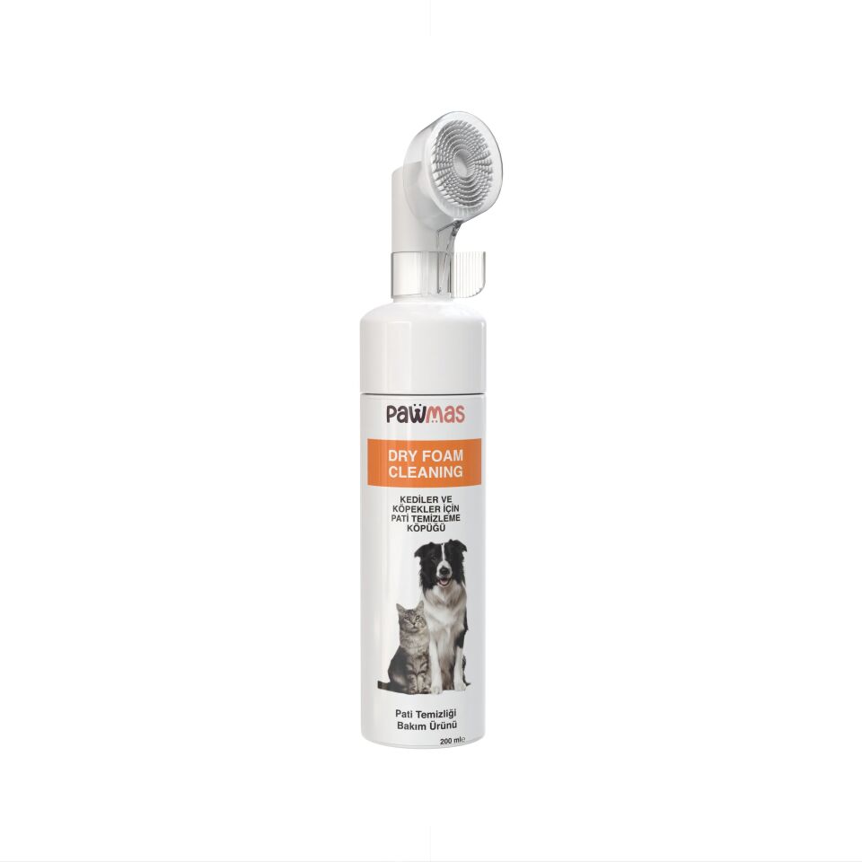 Pawmas Dry Foam Cleanıng Pati Temizleme Köpüğü (Kedi Ve Köpek) 200 Ml