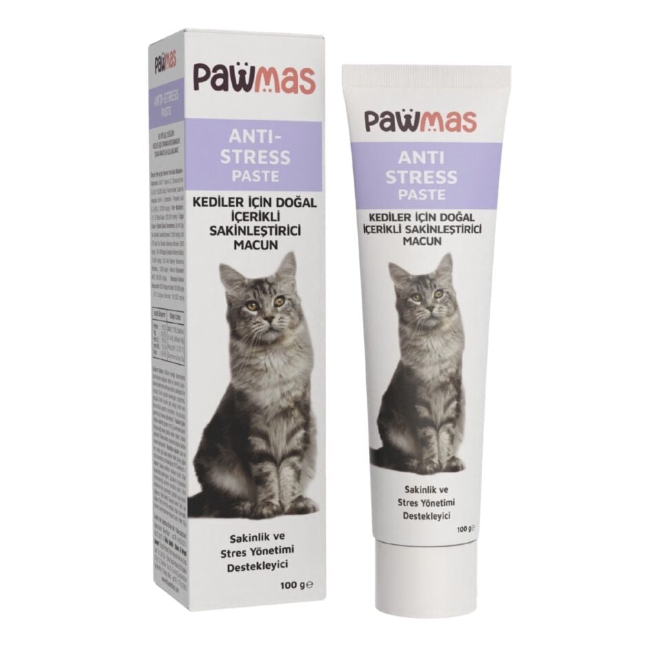 Pawmas Kedi Anti Stress Paste (Sakinlik Ve Stres Yönetim Destek ) 100 Gr
