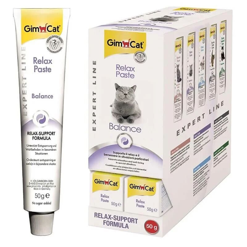 GimCat Relax Paste Balance Kedi Macunu (Sakinleştirici Destek) 50 g