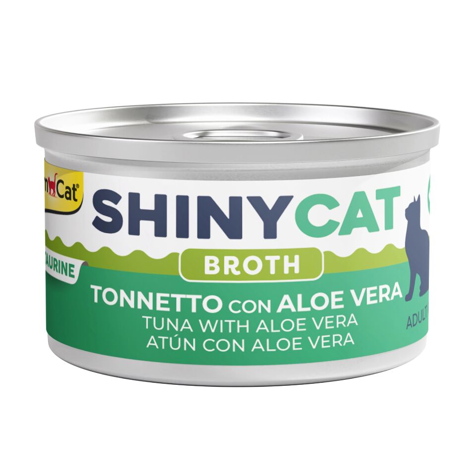 Gimcat Shıny Cat Broth Tuna Wıth Aloe Vera (Aloe Veralı Balıklı) 70 Gr Konserve