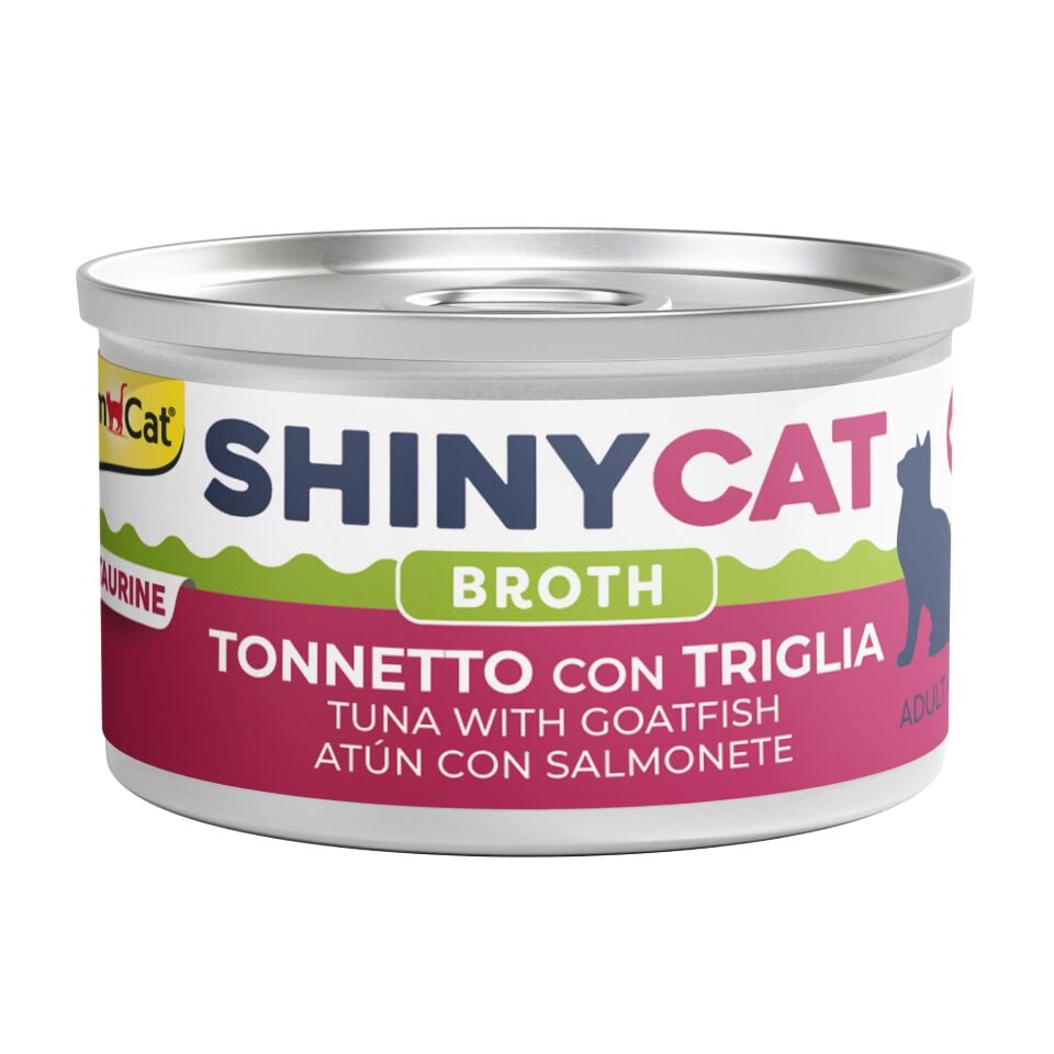 Gimcat Shıny Cat Broth Tuna Wıth Goatfish (Barbunlu Ton Balıklı ) 70 Gr Konserve