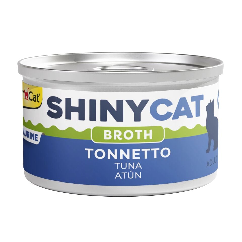 Gimcat Shıny Cat Broth Tuna  (Ton Balıklı ) 70 Gr Konserve