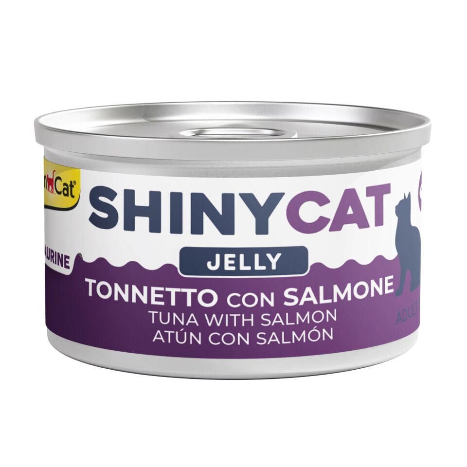 Gimcat Shıny Cat Jelly Tuna Wıth Salmon ( Somonlu Ton Balıklı) 70 Gr Konserve