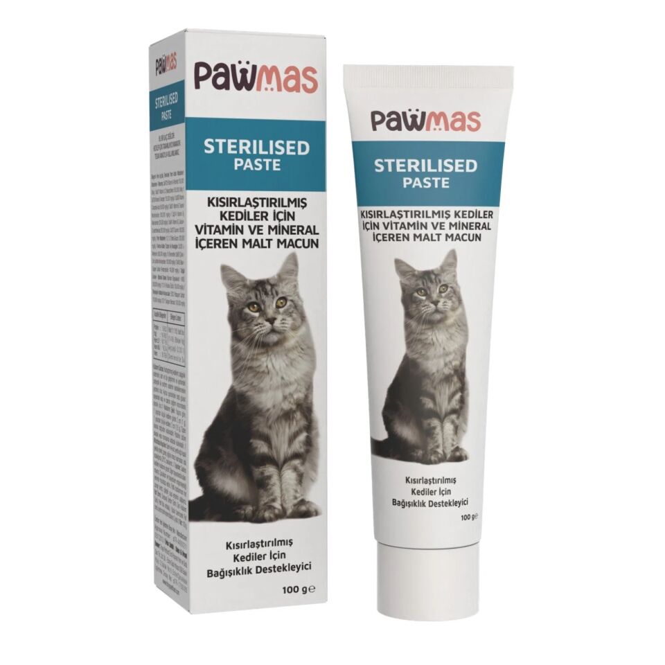 Pawmas Kedi Sterilized Paste (Kısır Bağışıklık Destek ) 100 Gr