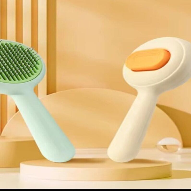 Evcil Hayvan Kutulu Yuvarlak Basmalı Tarak Mad