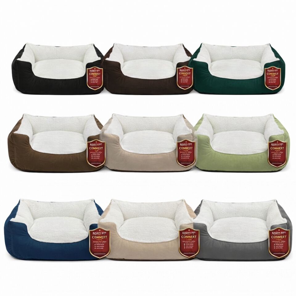 BordoPet Comfort Nest Kare Yatak