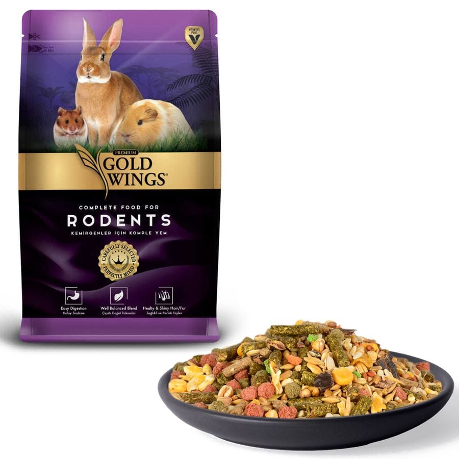 Gold Wıngs Premium Kemirgen Yemi 1 Kg ( 6 Adet )