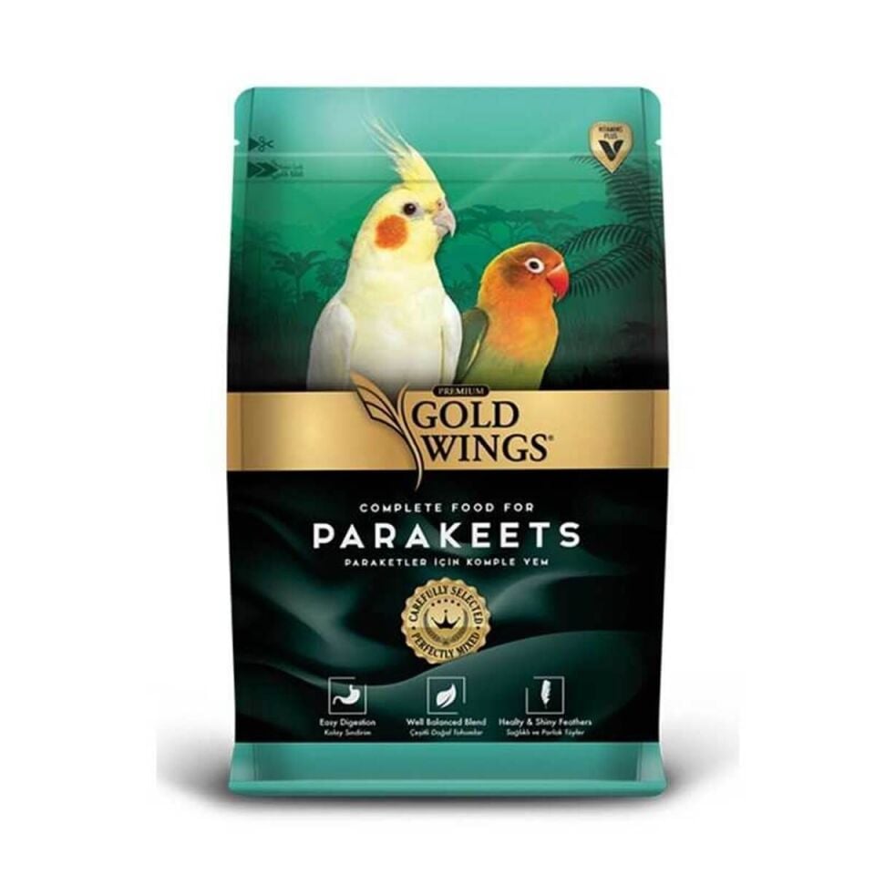 Gold Wıngs Premium Parakeet Yemi 1 Kg ( 6 Adet )