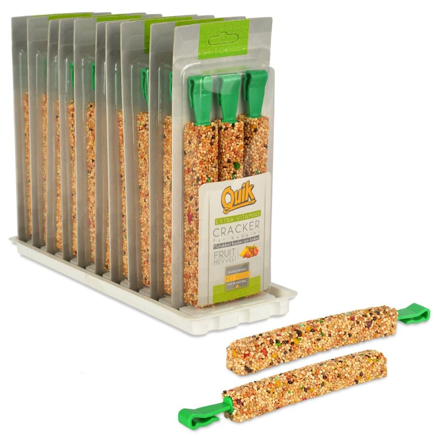 Quik Meyveli Muhabbet Krakeri 3'Lü ( 10 Paket )