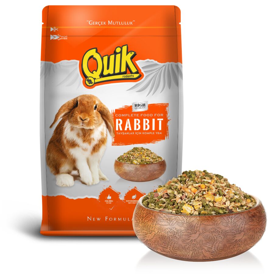 Quik Tavşan Yemi 750 Gr ( 6 Adet )