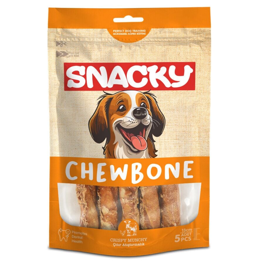 Snack Çıtır Munchy Köpek Ödülü 5'Li 13 Cm 100 Gr ( 6 Paket )